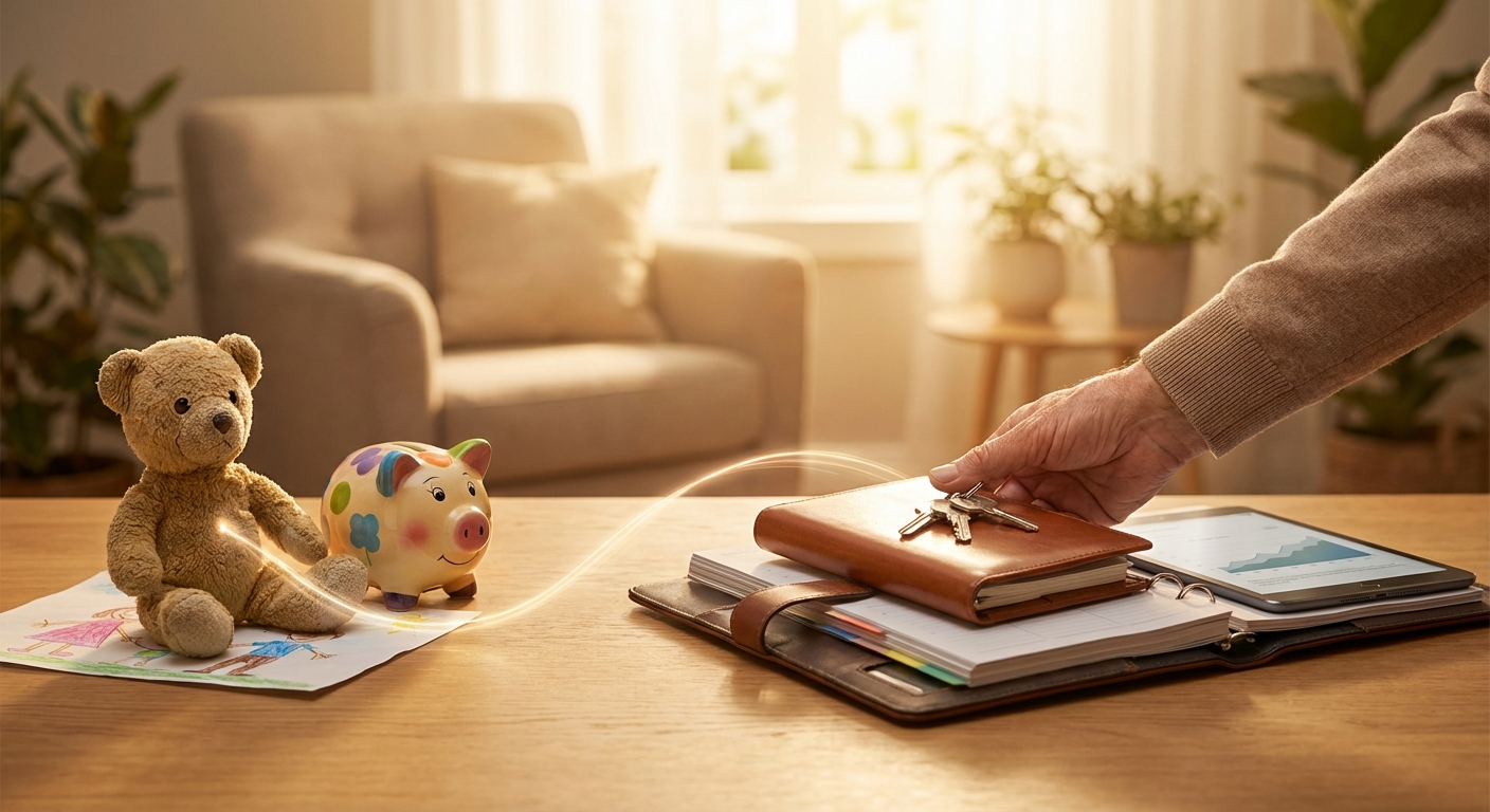 어린이보험에서 성인보험으로 전환 흐름도