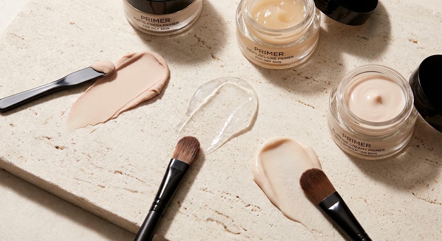 피부 타입별 프라이머 텍스처 비교