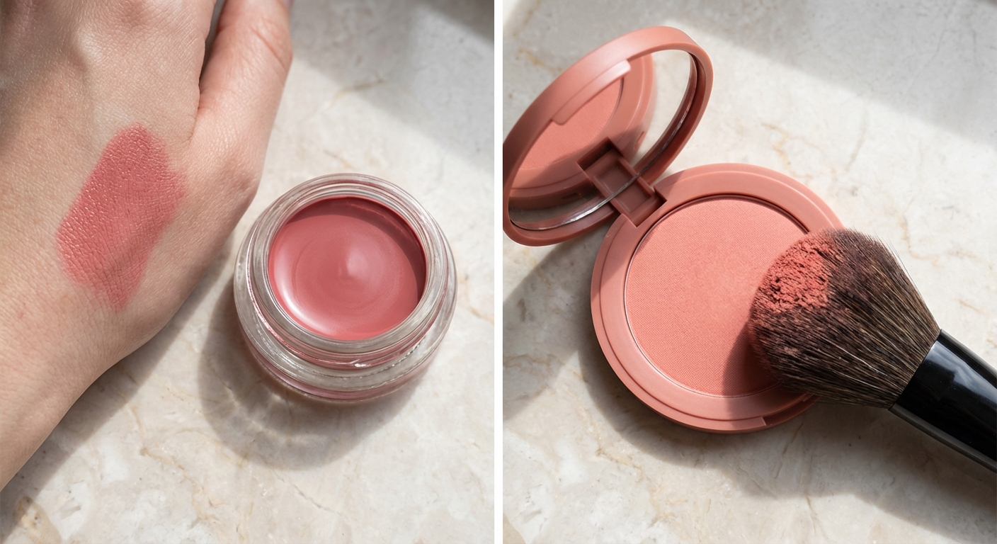 크림 블러셔 vs 파우더 블러셔