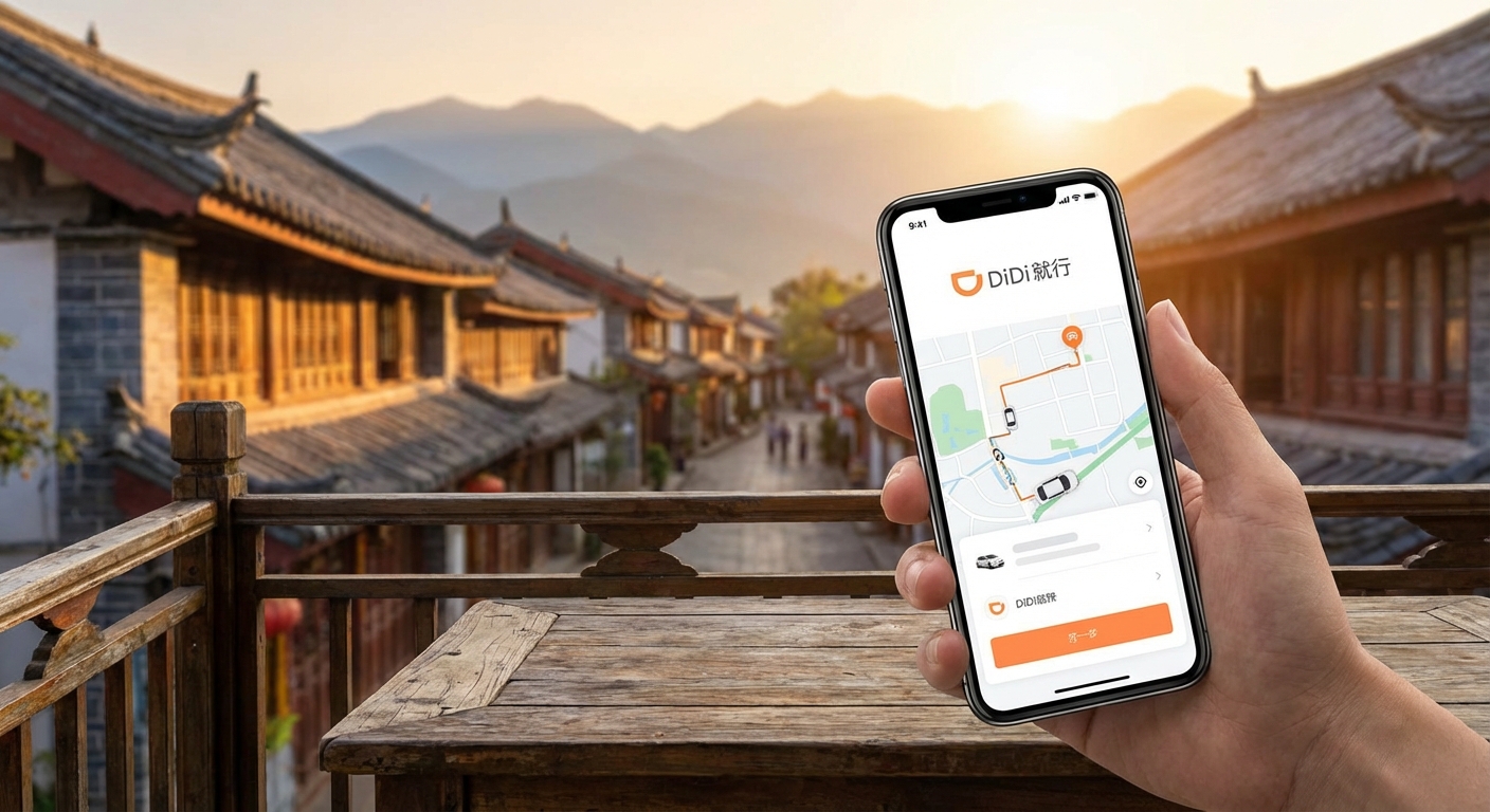 디디추싱 앱 화면 인터페이스