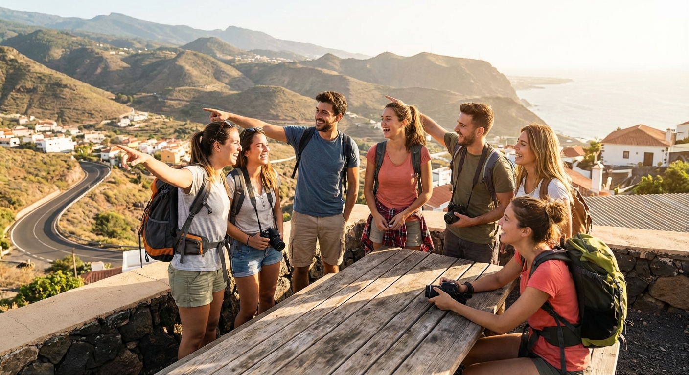 여행 조별 활동 모습