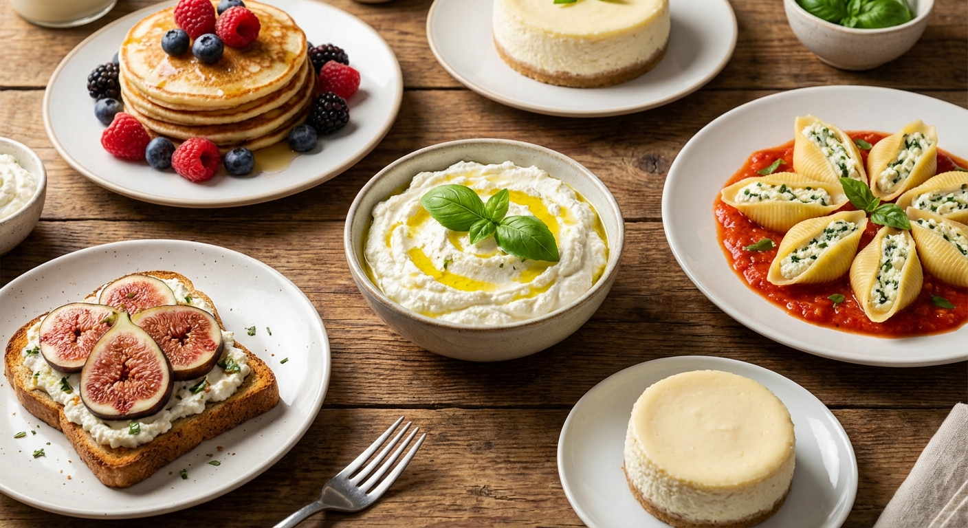 리코타치즈를 활용한 다양한 요리