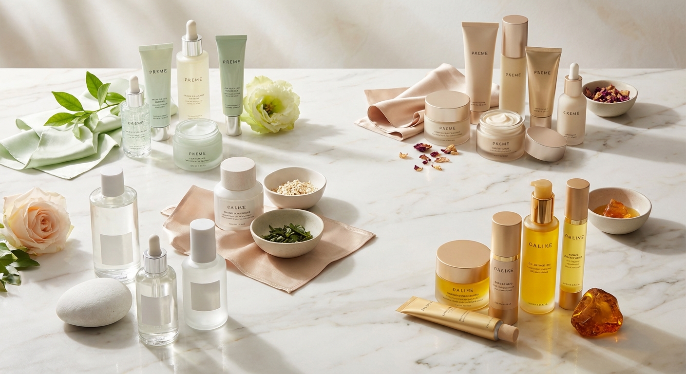 피부 타입별 추천 제품 비교 이미지