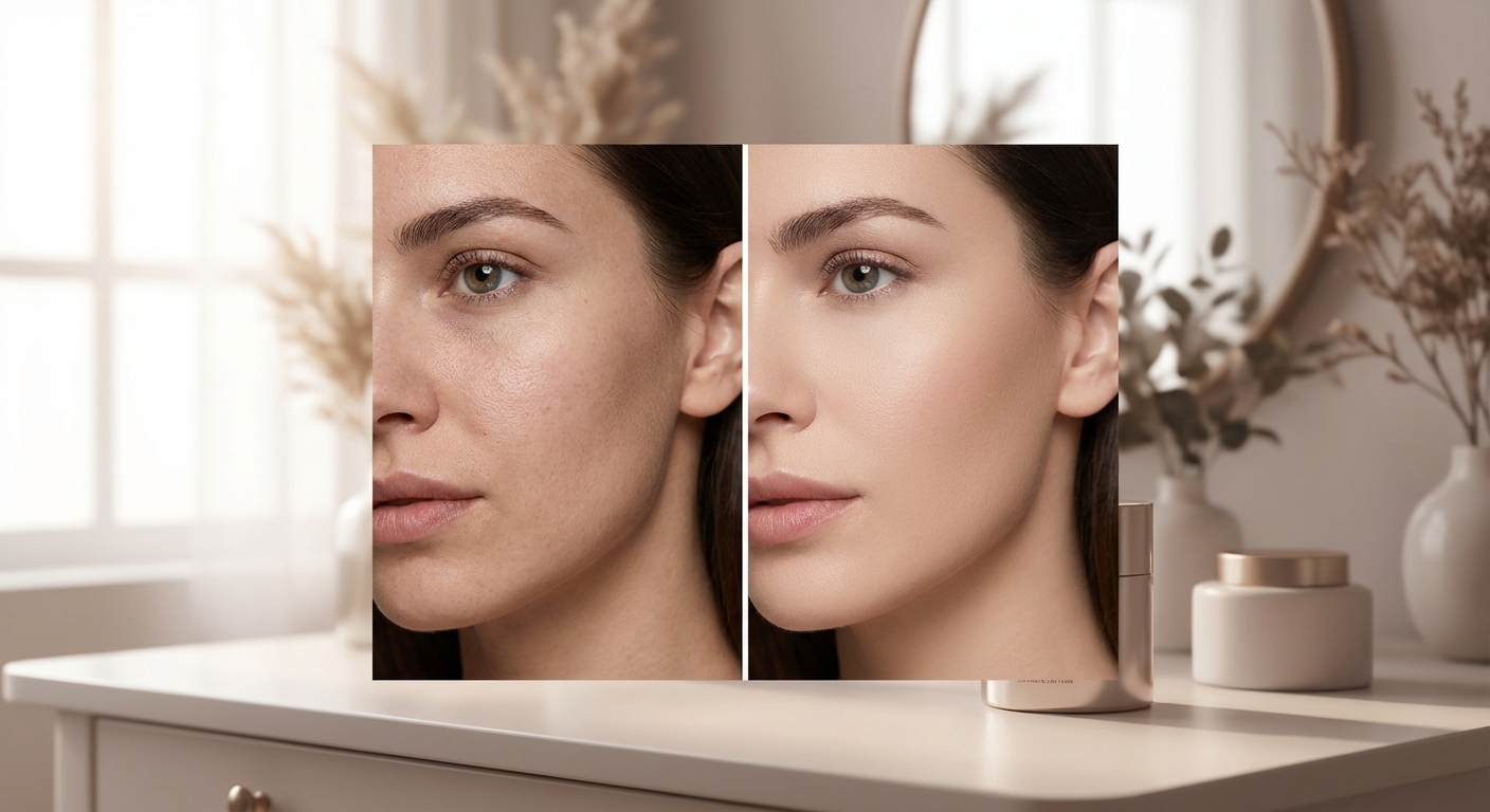 모공 확대 전후 비교 사진