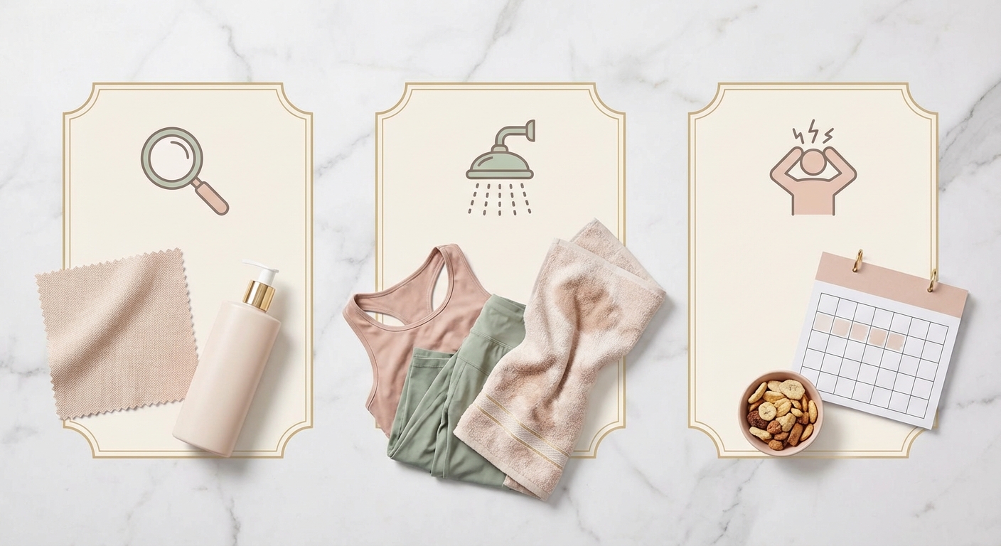 등드름 원인별 비교 인포그래픽