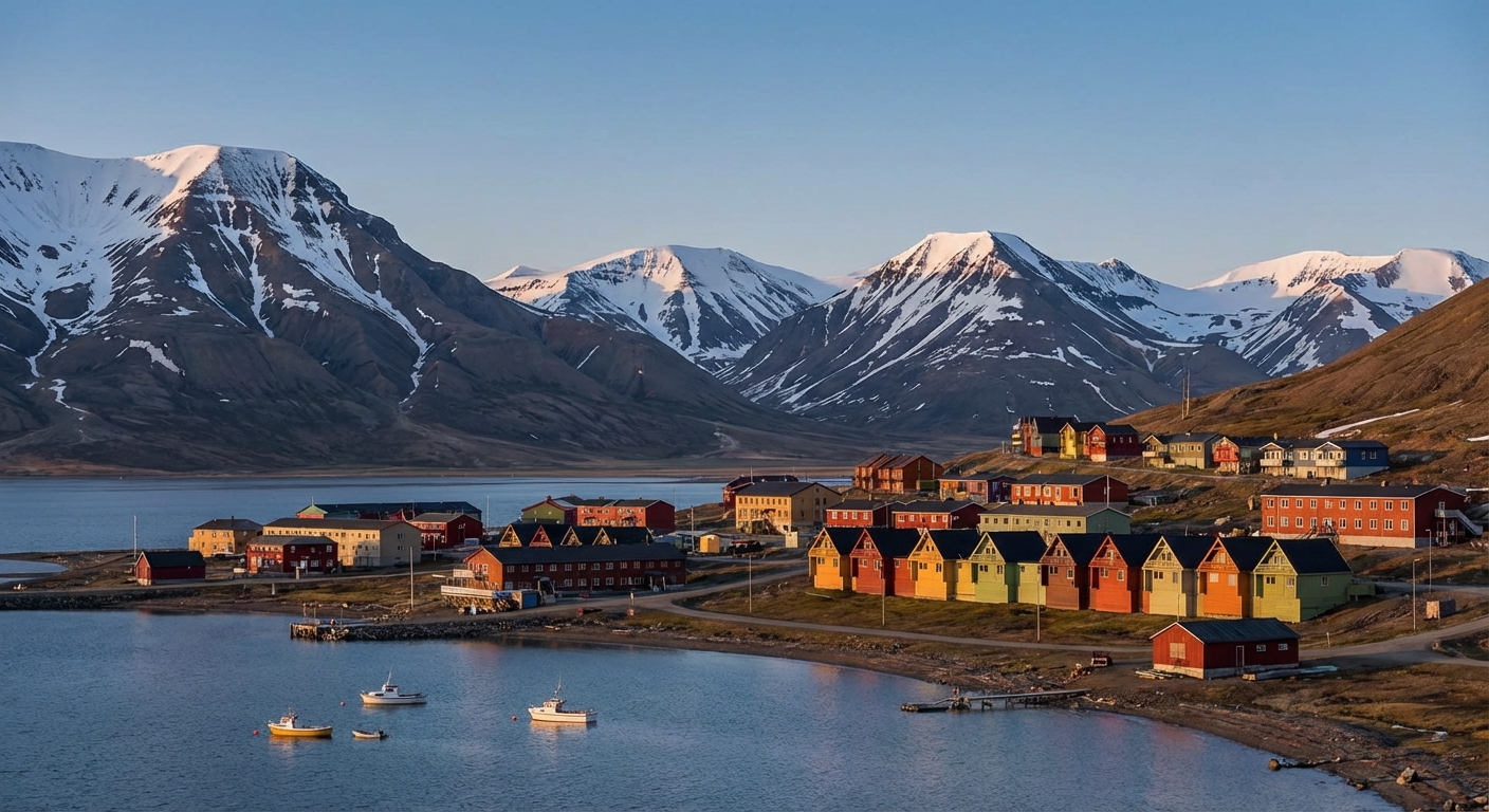북극 끝에서 만난 백야와 오로라, 노르웨이 스발바르 제도