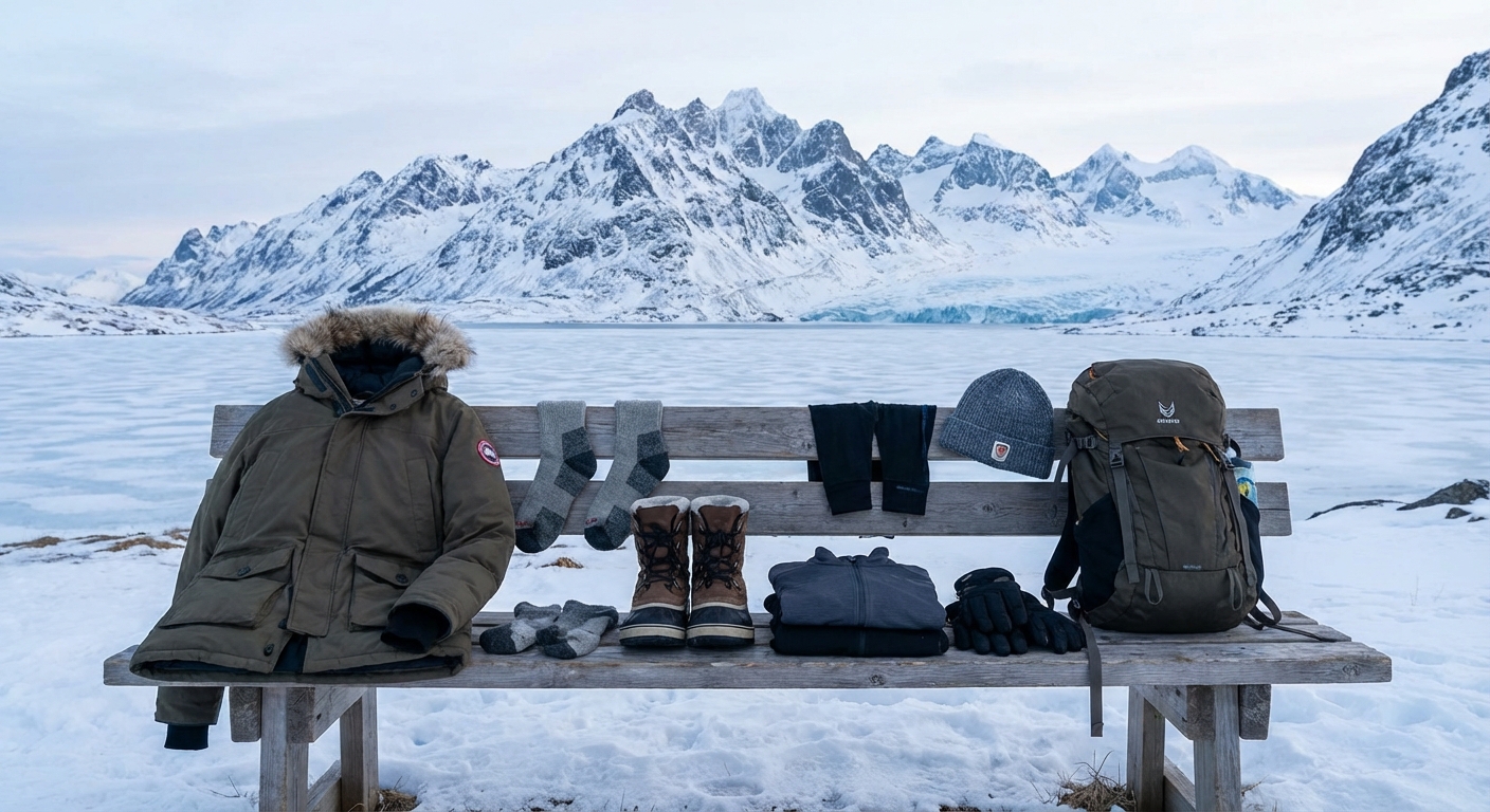 극지 여행 복장 체크리스트