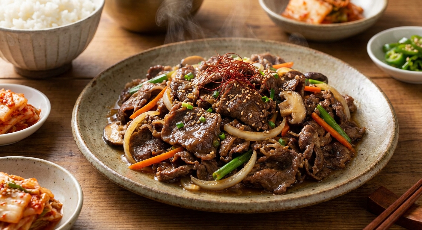 집에서 만드는 소불고기 레시피, 초간단 양념과 조리법