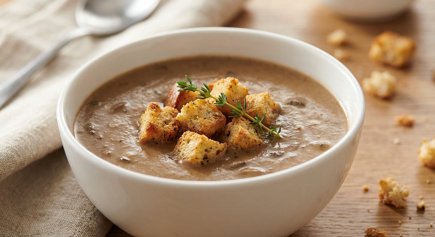 집에서도 레스토랑처럼 양송이 스프 만들기