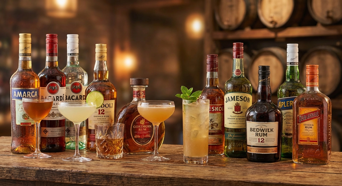 달콤한 향이 매력인 럼