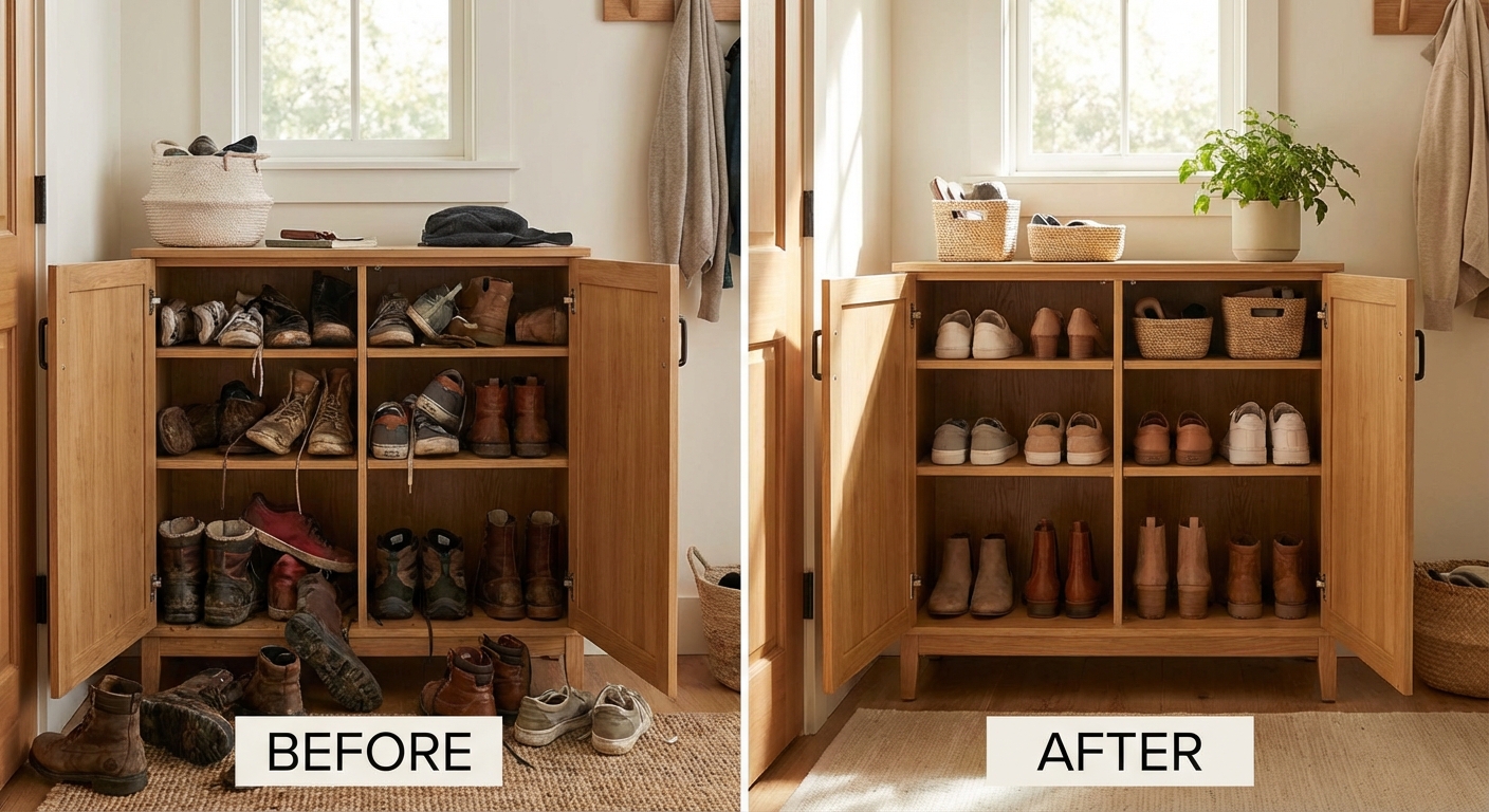 신발장 정리, 매일 아침이 달라지는 작은 습관