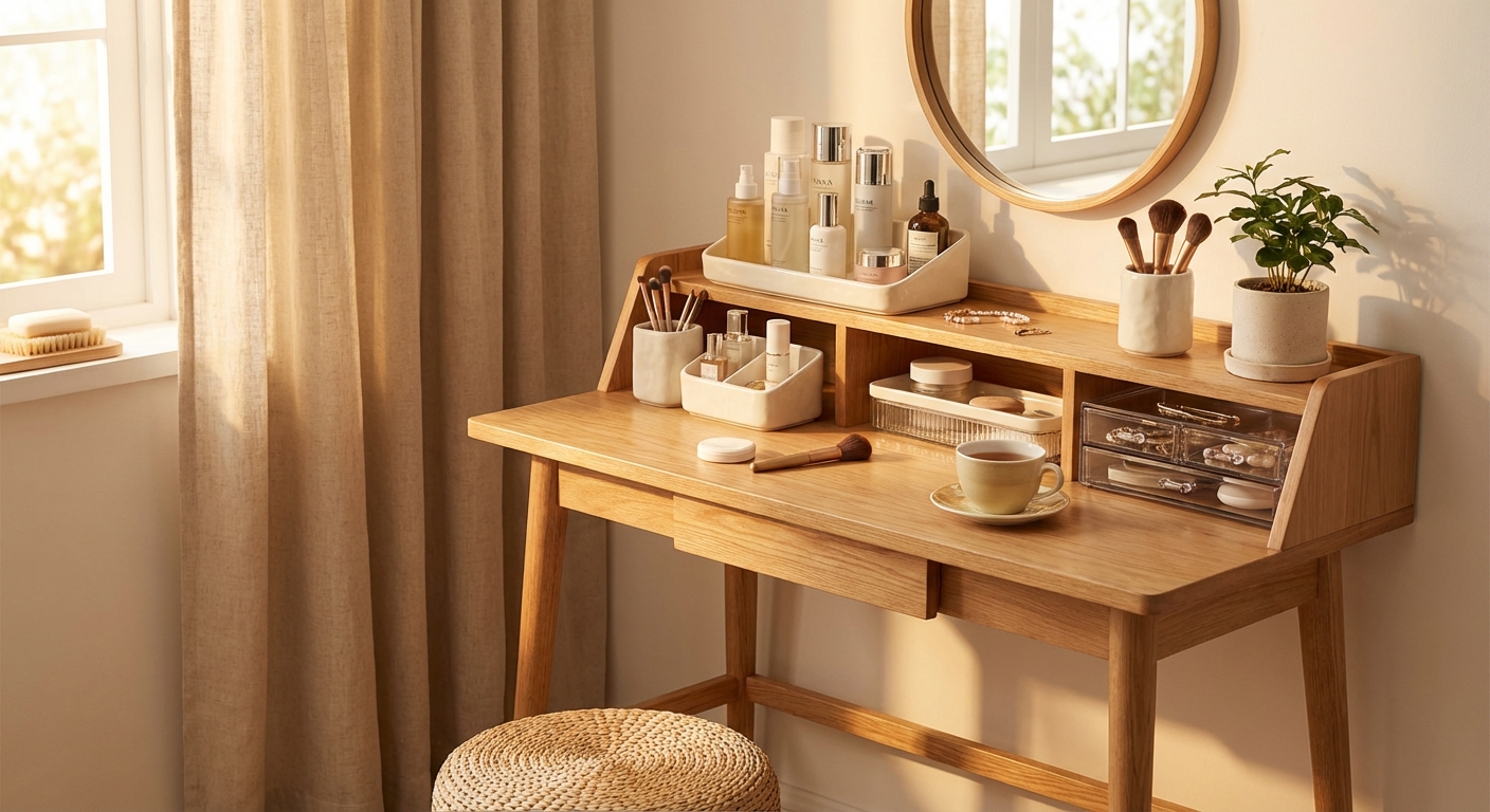 화장대 정리, 화장품 별로 보기 쉽게 정리하는 법