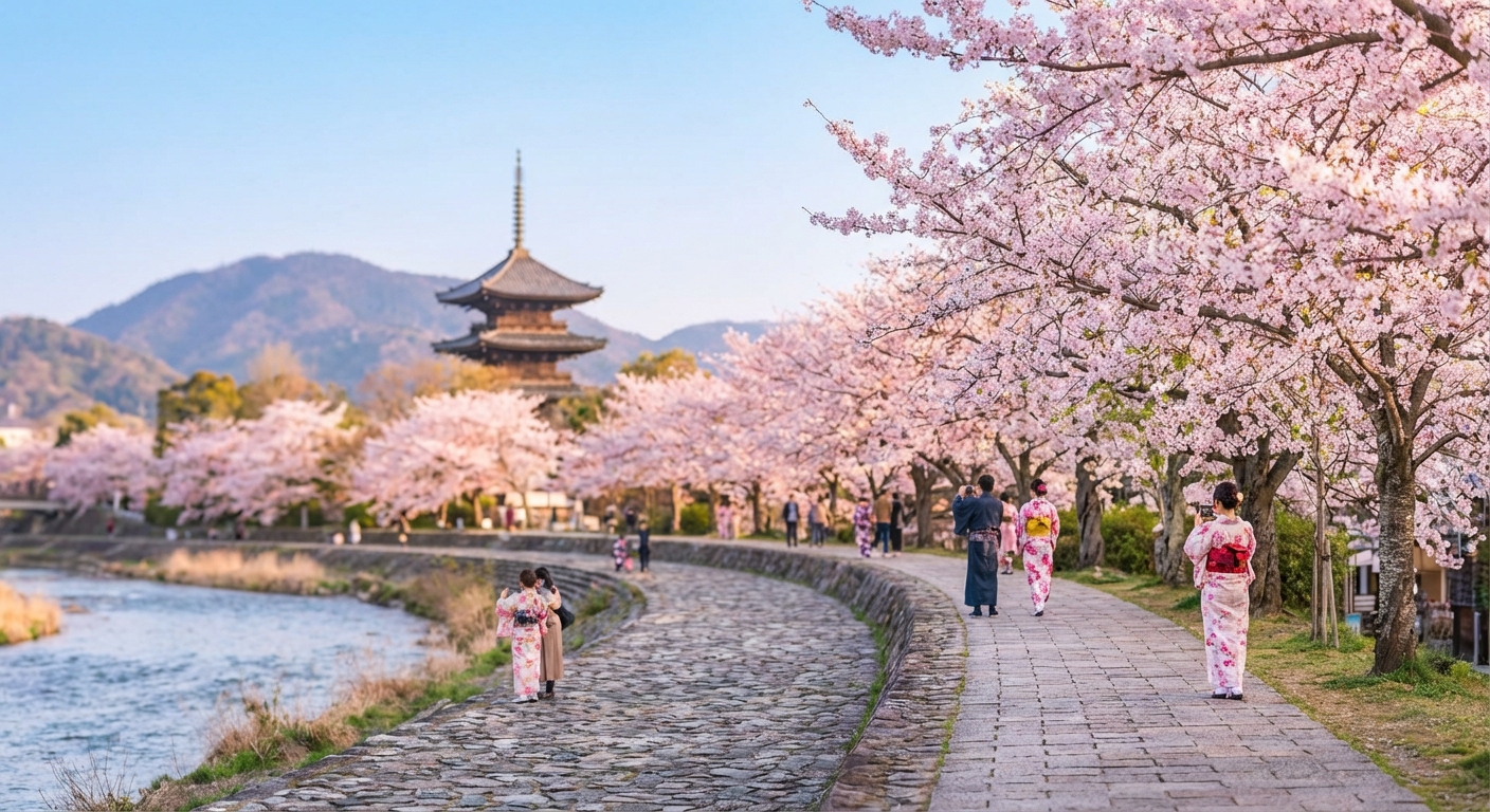봄바람과 함께 떠나는 일본 벚꽃 여행, 지역별 개화 시즌 완벽 가이드