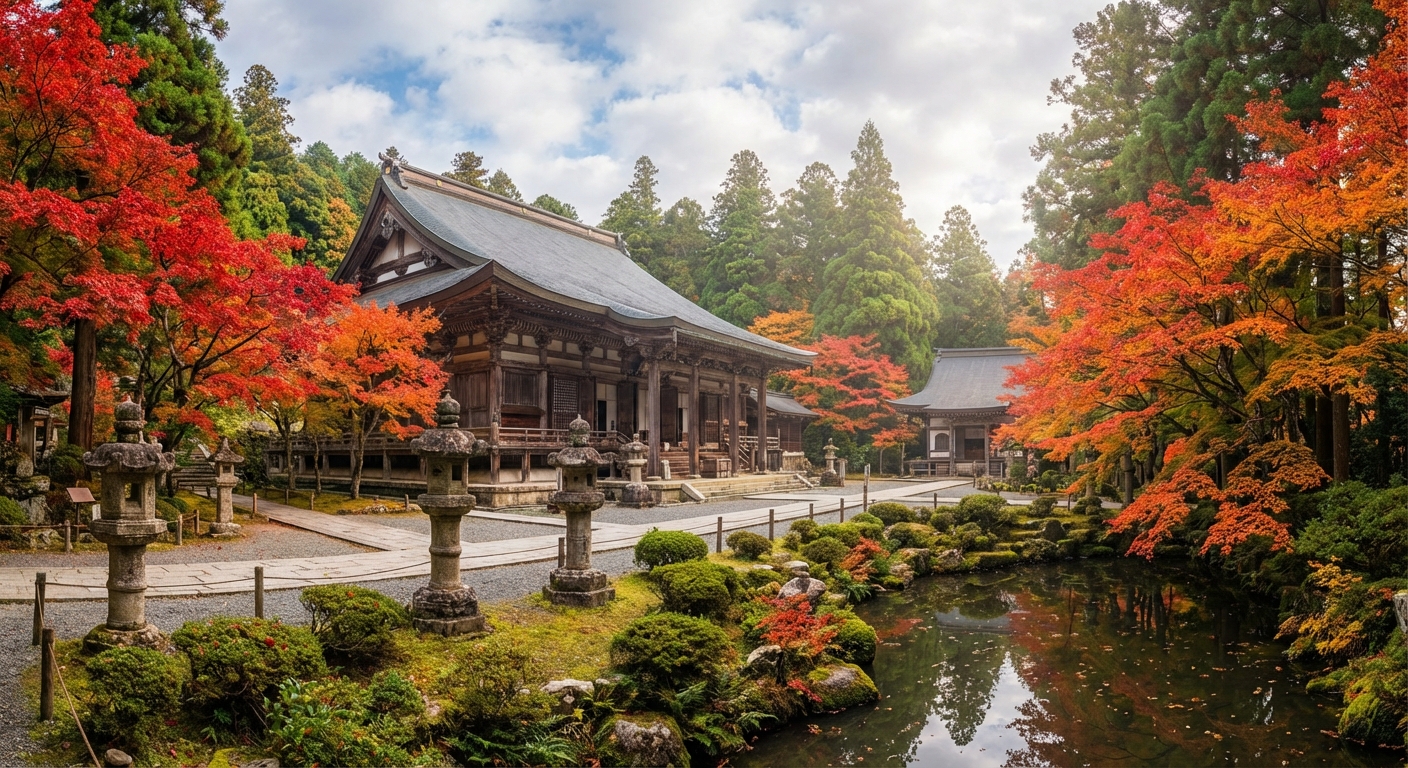 엔랴쿠지 사찰 전경