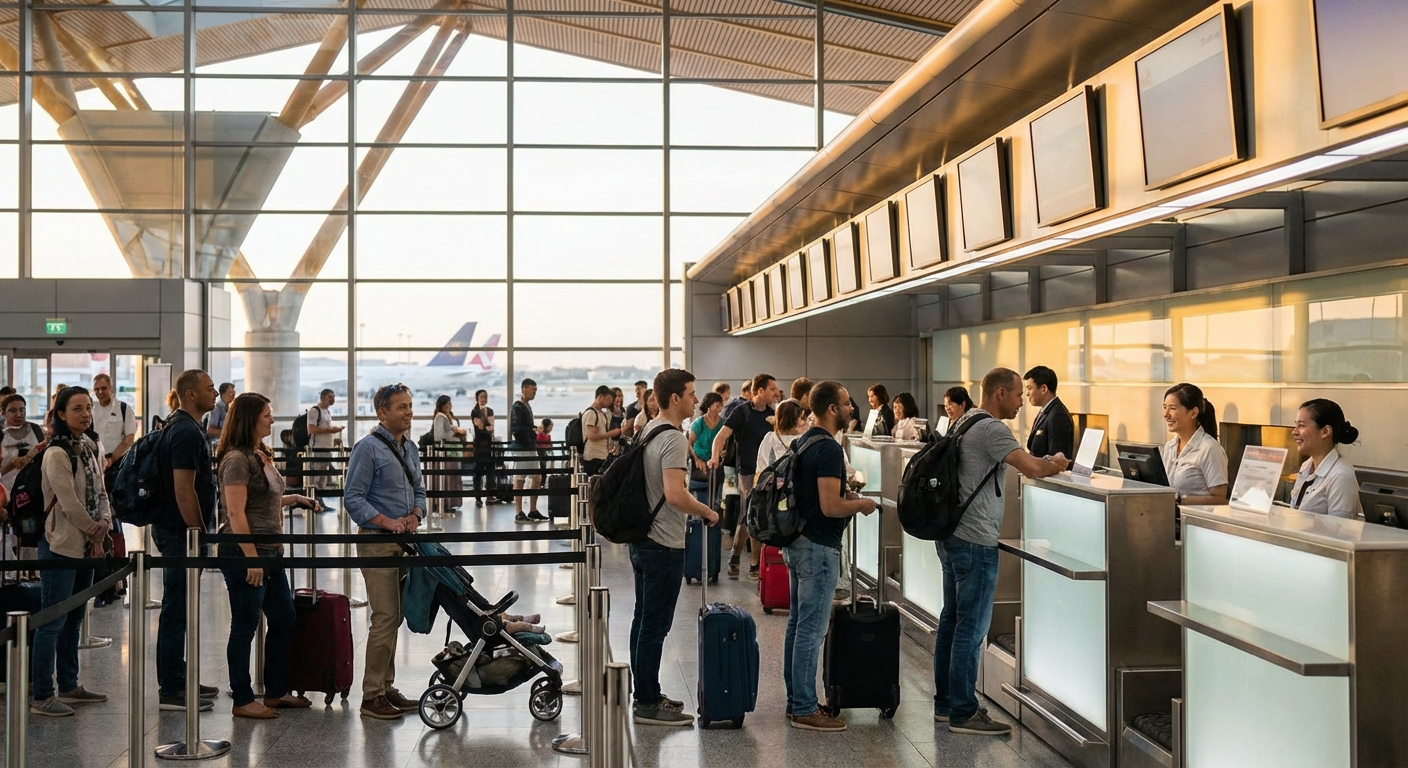공항 도착 시간, 출국 몇 시간 전이 적당할까?
