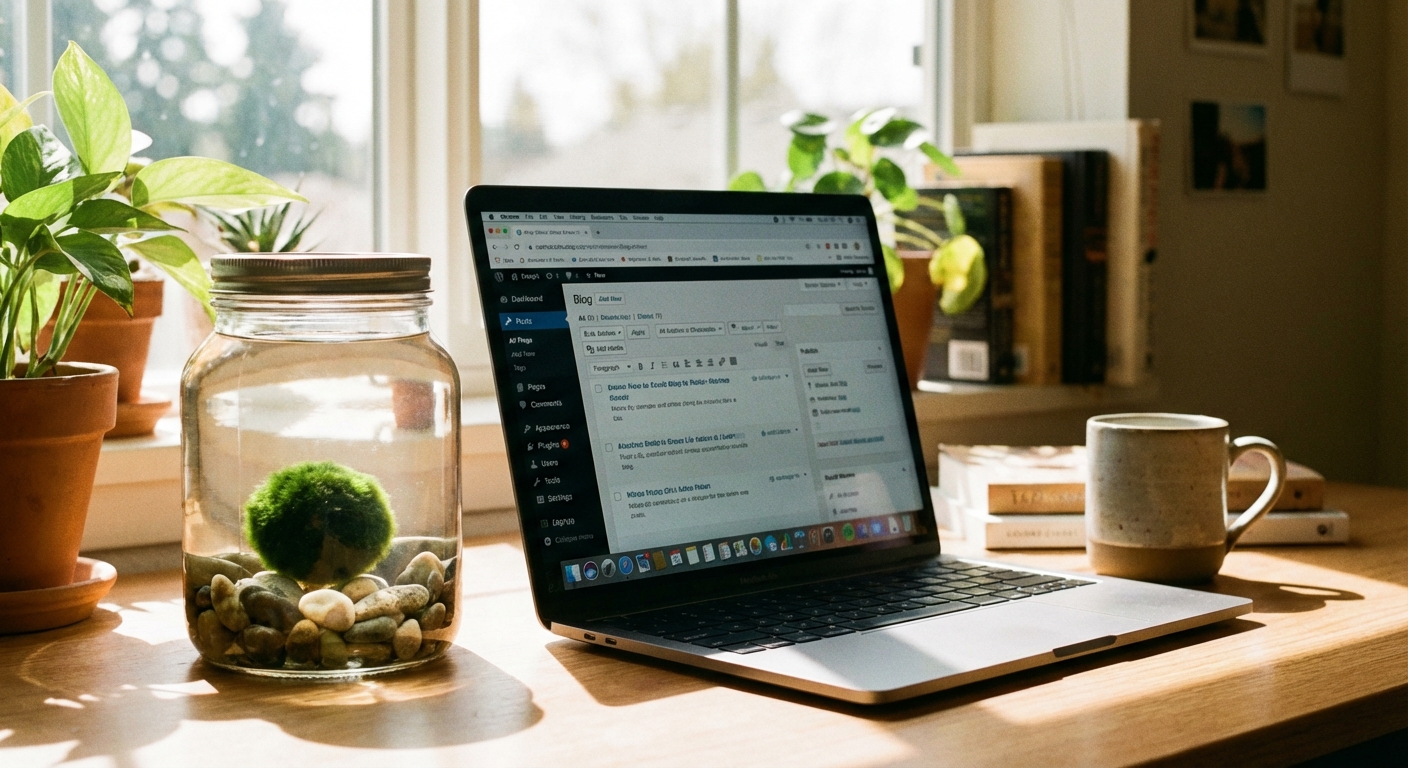 작은 초록 이끼, 우리 집 마리모