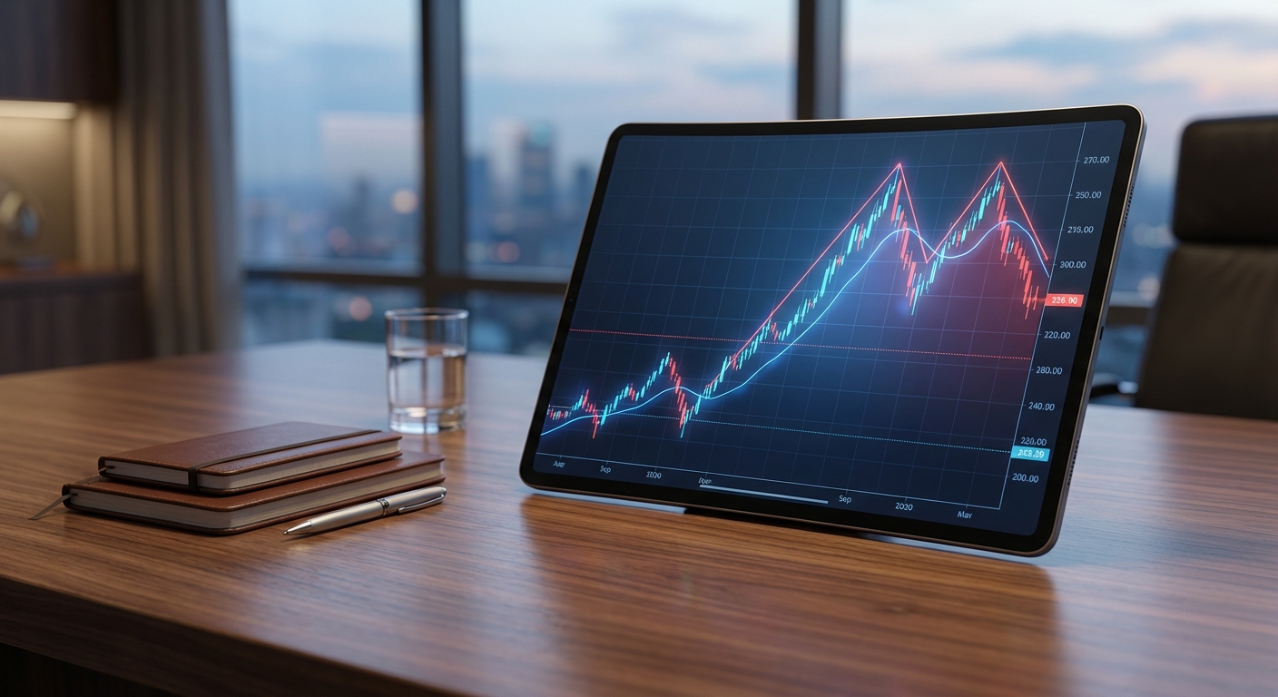 주식 차트 고점 패턴 예시