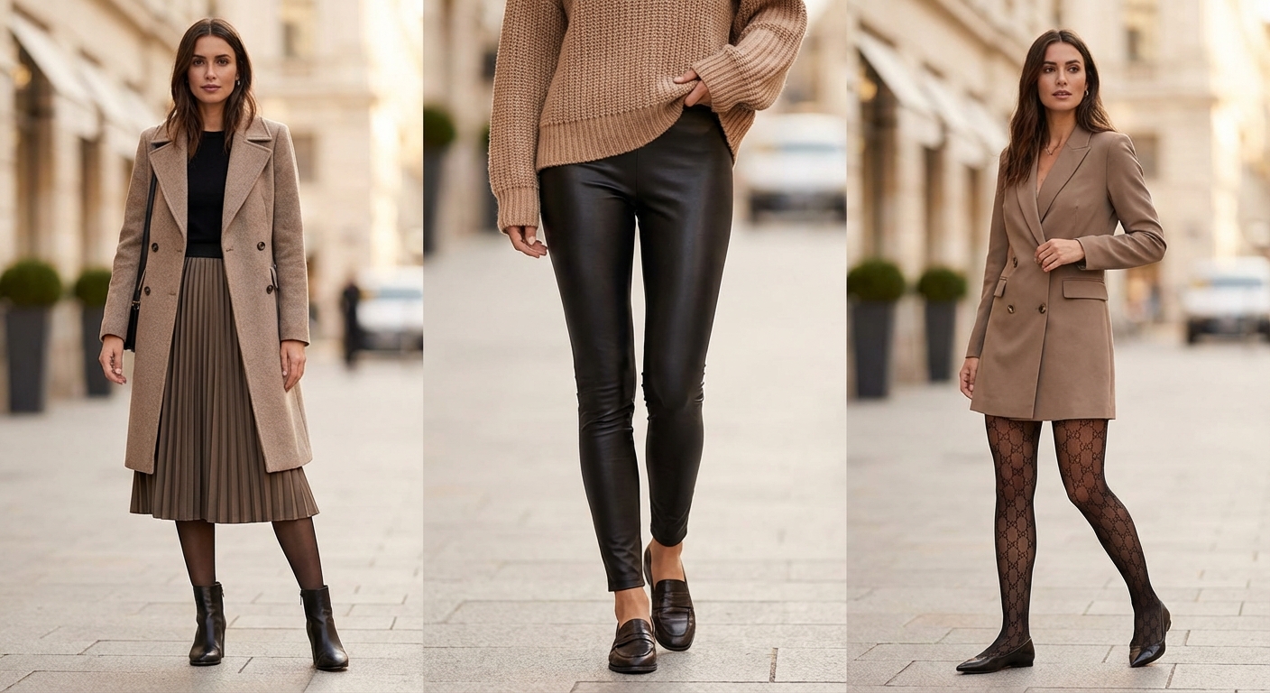 스타킹·레깅스 매치 예시