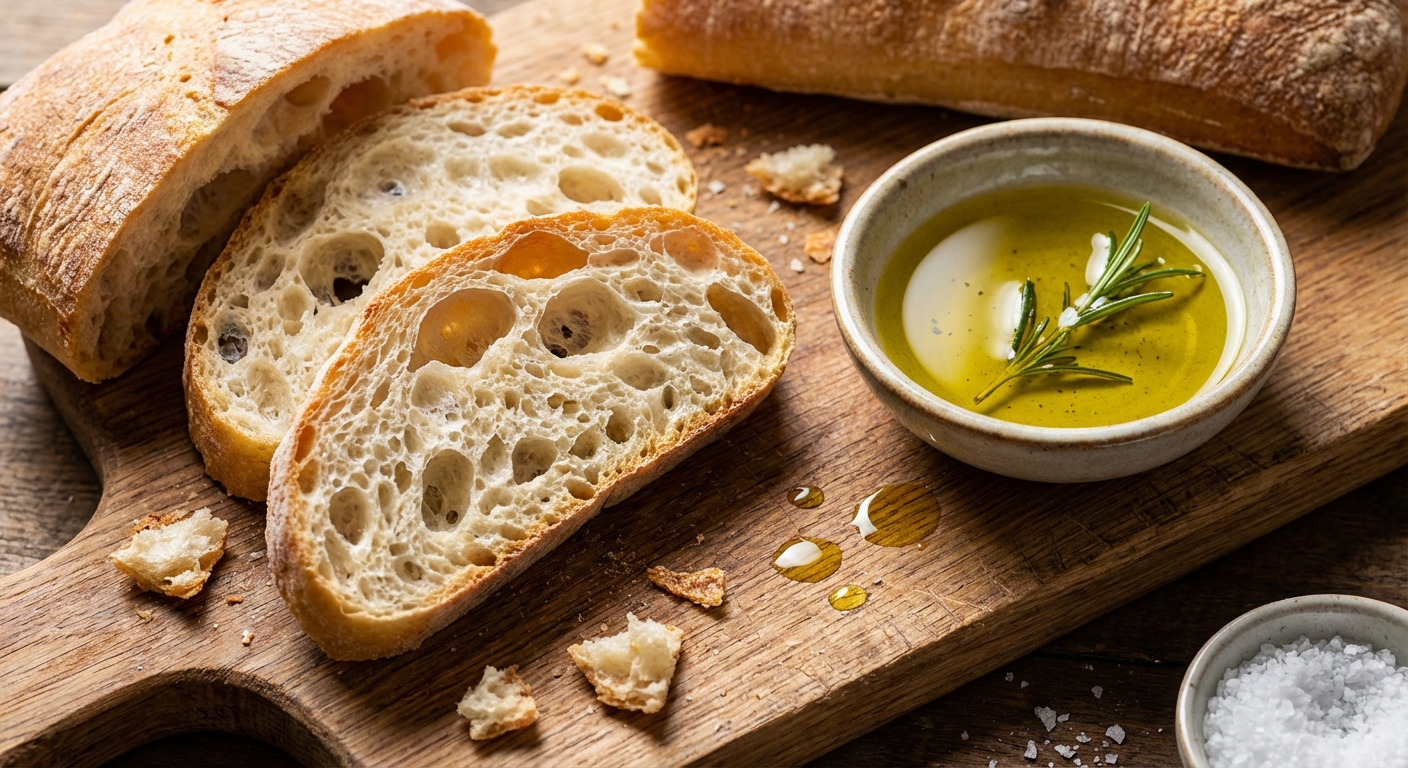 집에서 완성하는 이탈리아 치아바타 만들기, 구멍 숭숭 식감이 핵심