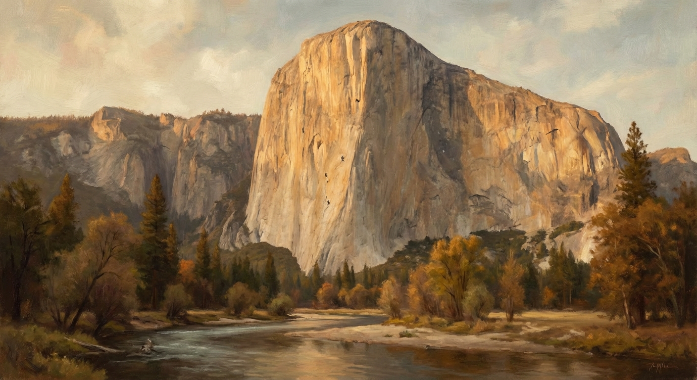 요세미티 엘 캐피탄 암벽 전경