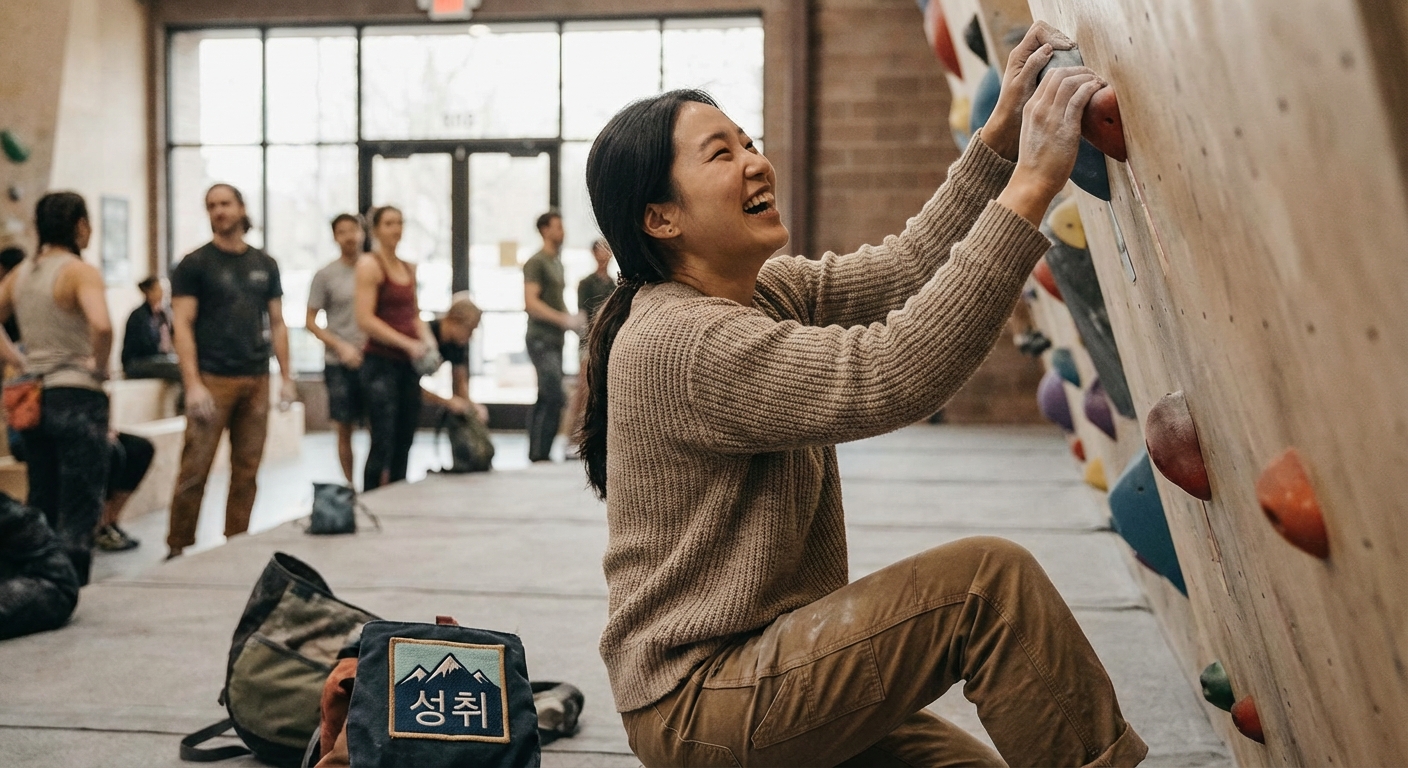 일상에서의 도전과 성취 이미지