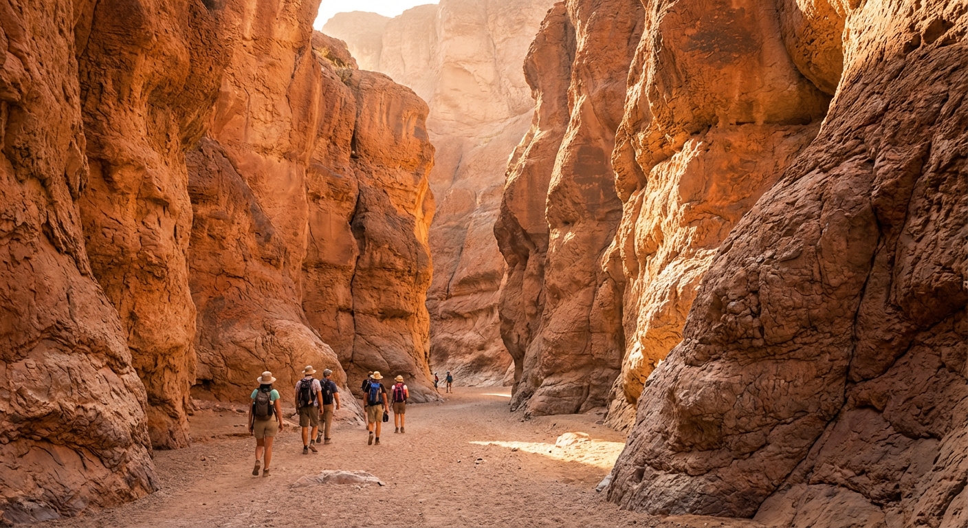 세스림 캐년 내부 풍경