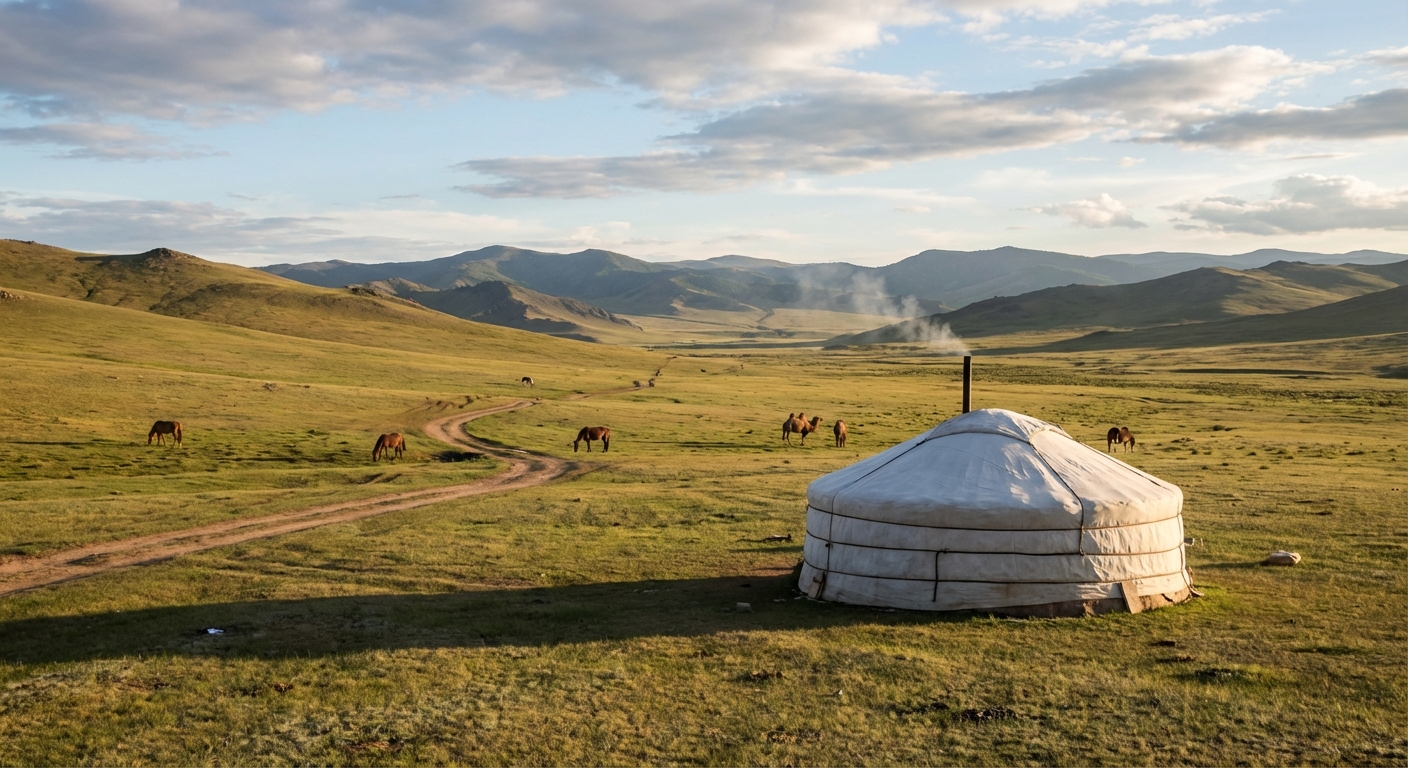 몽골 드넓은 들판의 나라, 끝없는 지평선 위에서 만나는 자유