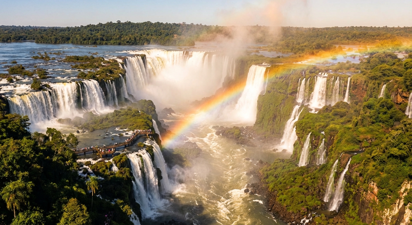 이과수 폭포 전경