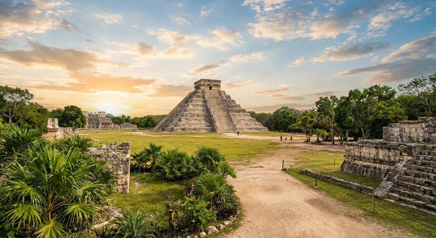 치첸이차 피라미드 전경