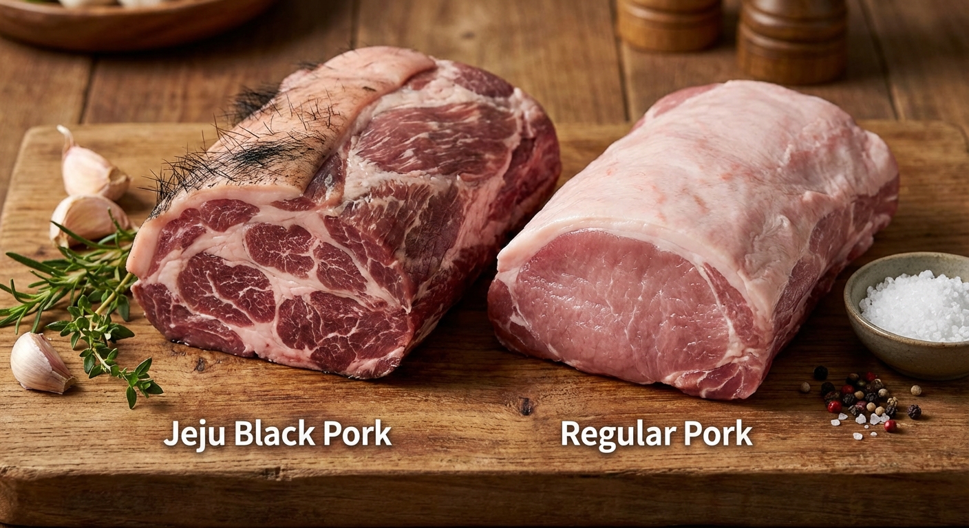 흑돼지가 더 맛있을까? 일반 돼지와의 맛 차이 비교