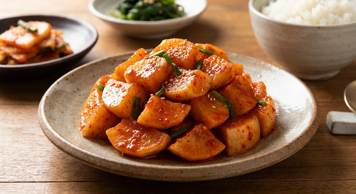 바삭하고 아삭한 맛의 비밀, 석박지 만드는 방법