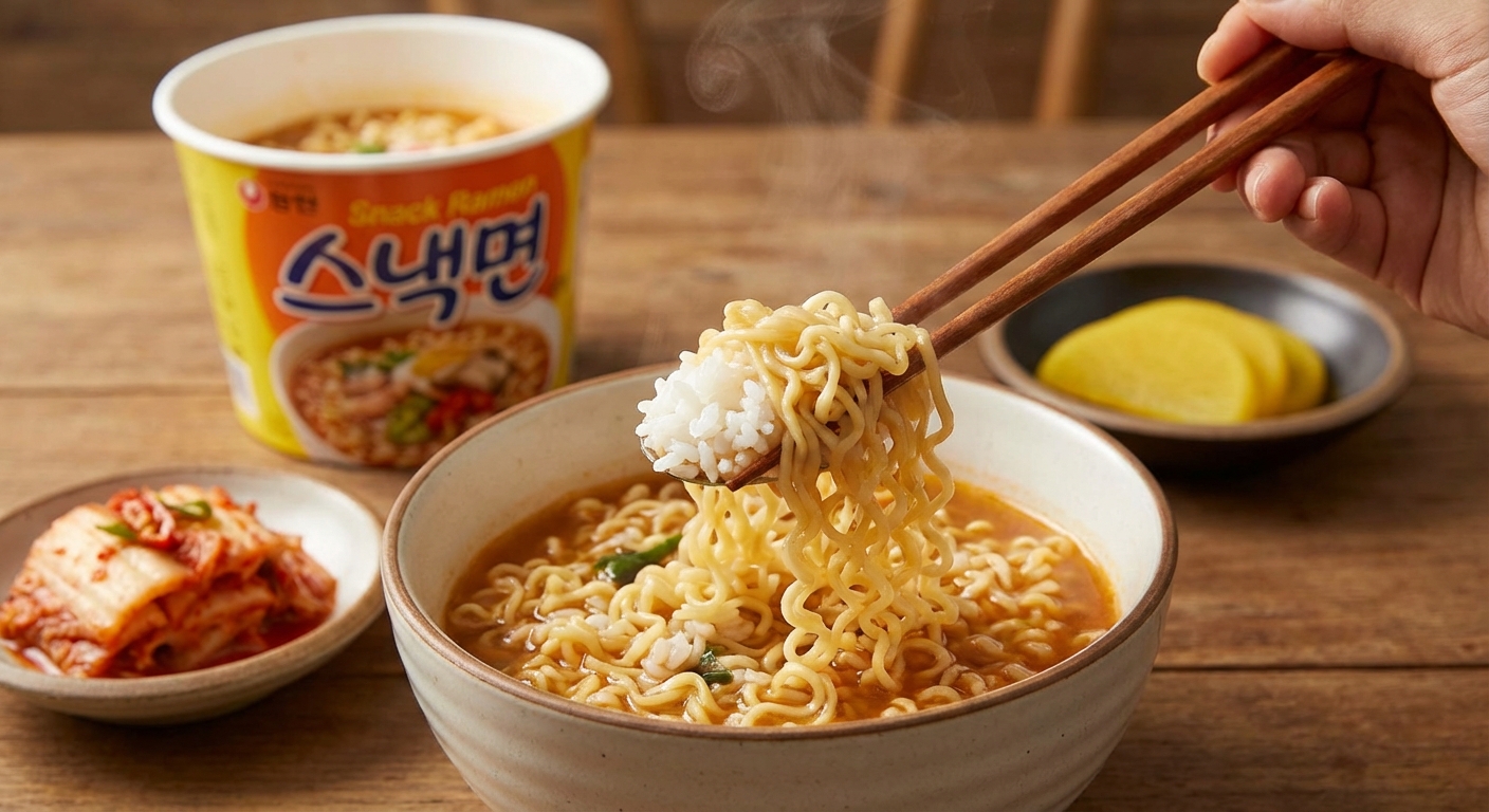 밥 말아먹기 좋은 라면, 스낵면의 매력