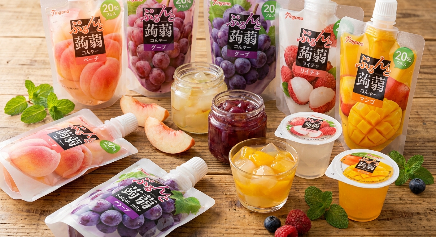 다이어트 간식의 혁명, 곤약 젤리가 사랑받는 이유