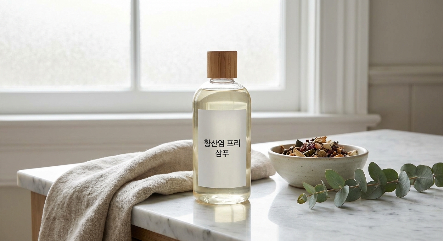 황산염 프리 샴푸 제품