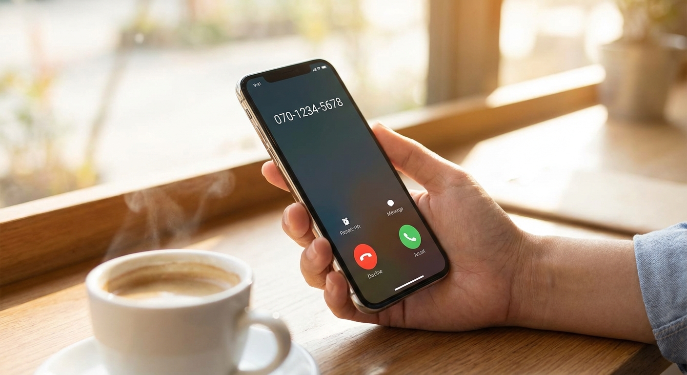 070번호, 스팸일까 정상 전화일까