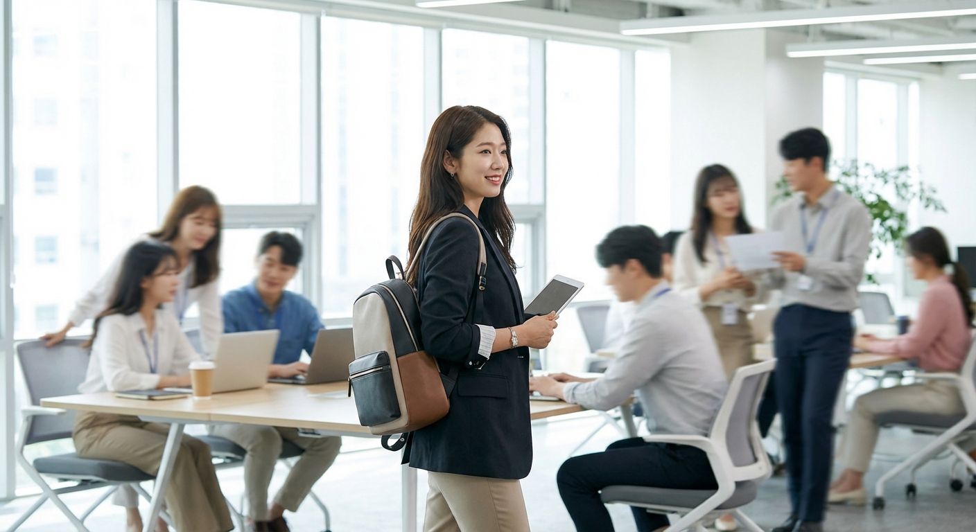 박신혜 20대 신입사원 변신 장면