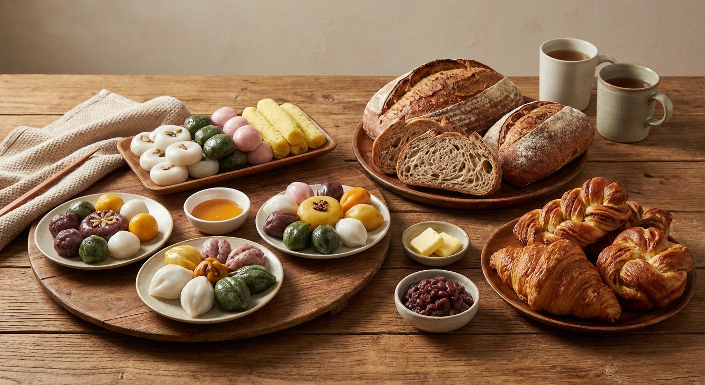 떡과 빵, 뭐가 더 살찔까