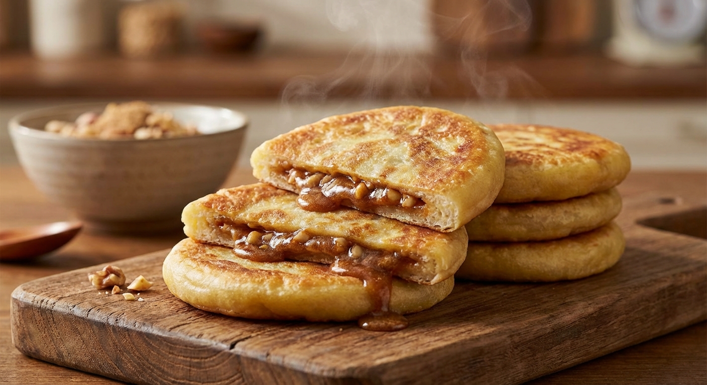 집에서 만들어 먹는 초간단 호떡 레시피