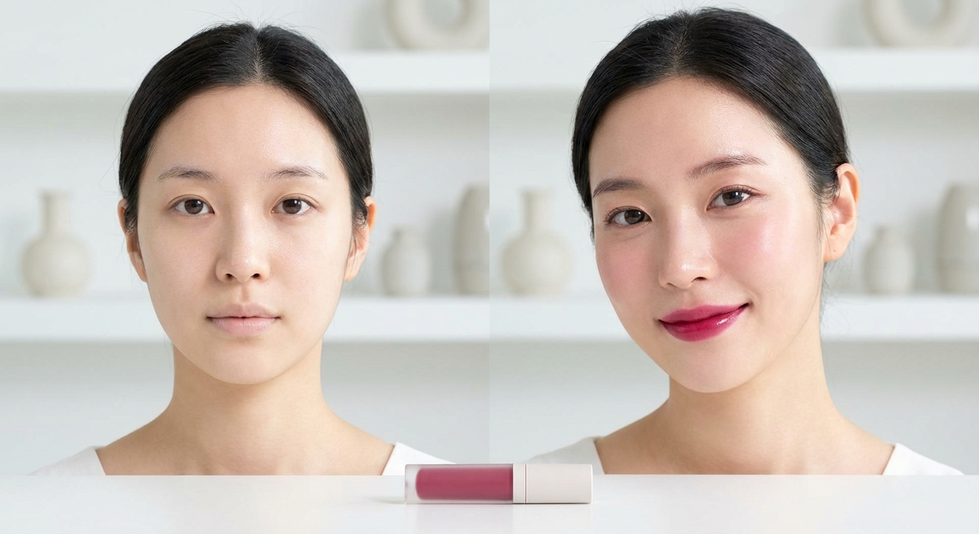 아침 10분도 아까운 당신을 위한, 립 하나로 끝내는 초간단 풀메이크업
