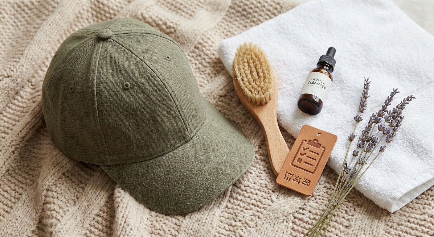 캡 모자 세탁 및 관리 방법 체크리스트