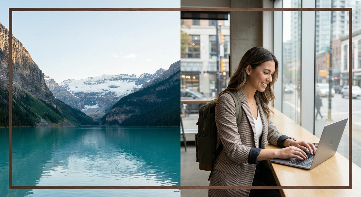 캐나다 대표 관광지와 워킹홀리데이 체험 현장 사진