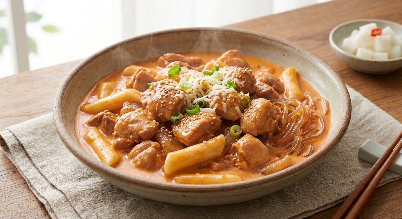 집에서 로제 찜닭 해먹기, 크리미한 한 그릇의 행복