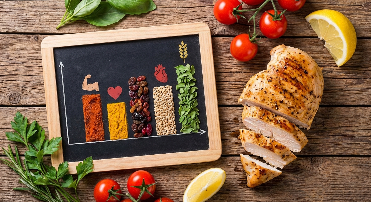 닭가슴살 영양성분 비교 그래프