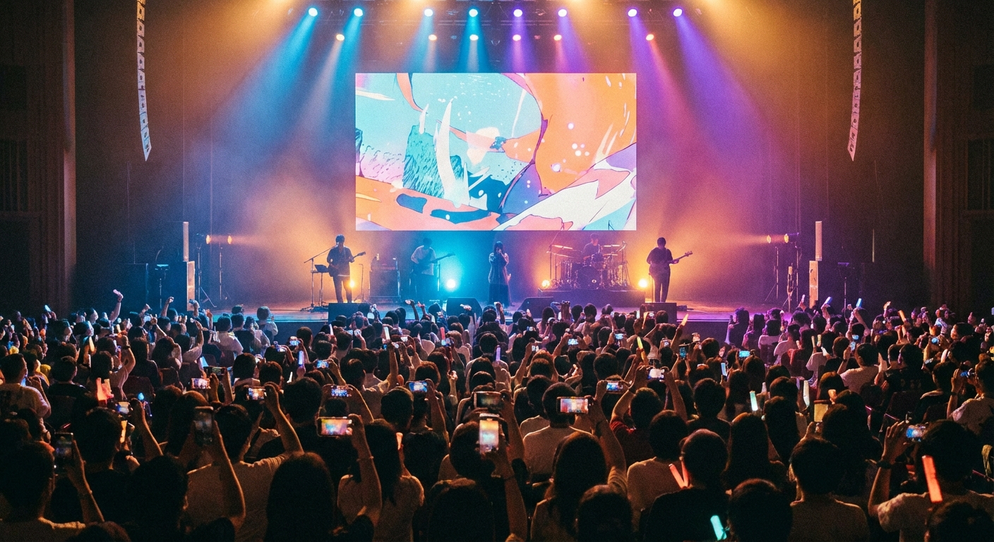 요아소비 라이브 공연 현장