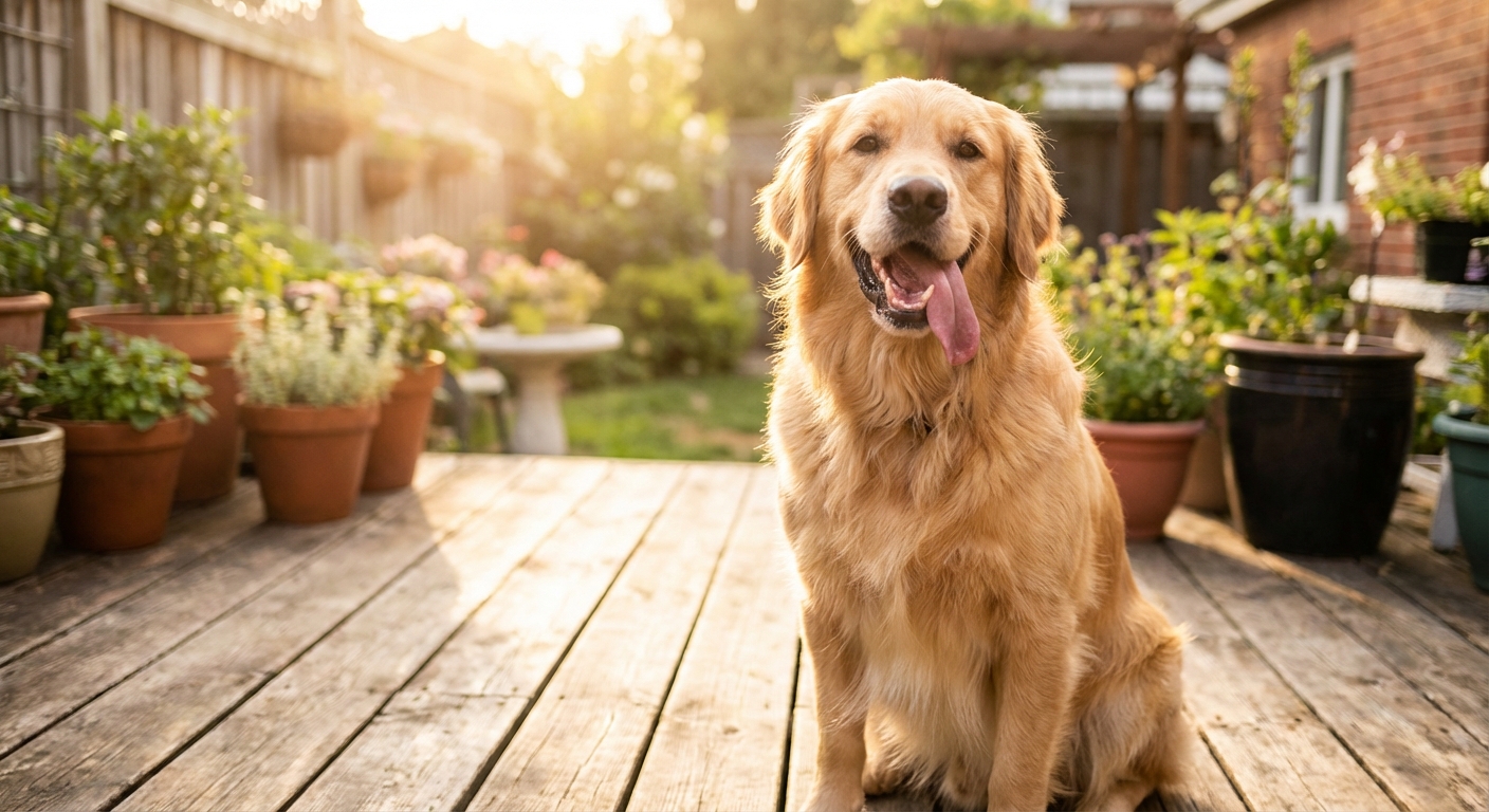 강아지가 더울 때 혀를 내미는 이유