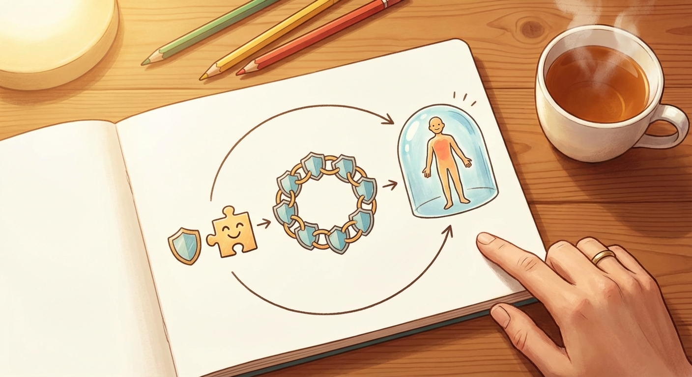 백신 원리 설명 인포그래픽