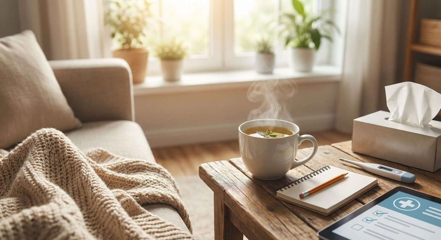 독감과 감기 자가 진단 체크리스트