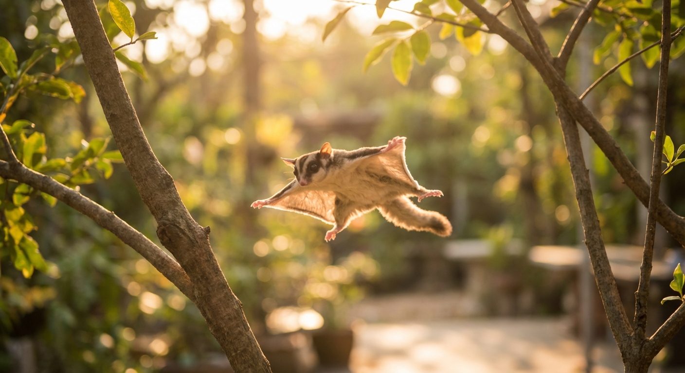 날다람쥐 닮은 귀요미, 슈가 글라이더에 대해 알아보자