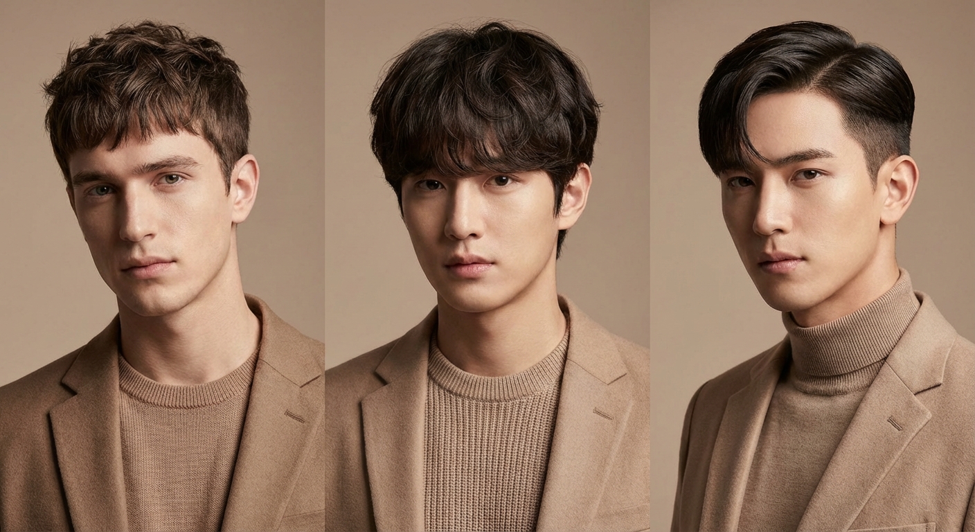 남자 덮은 머리, 자연스러운 매력을 완성하는 스타일 3가지