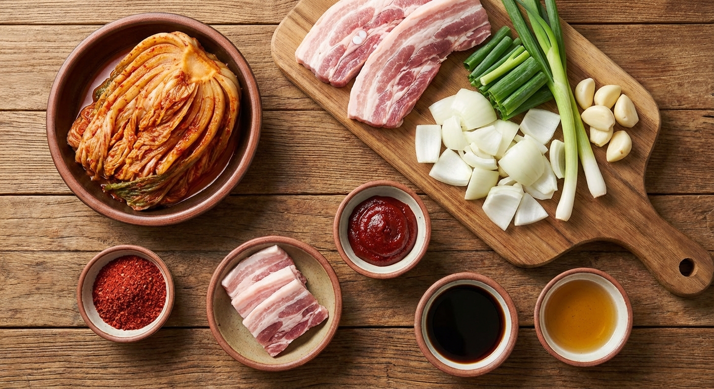 김치 두루치기 재료